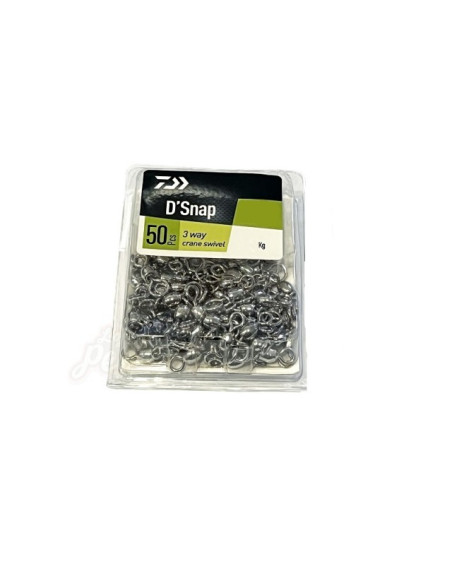 Daiwa Double Way Crane Swivel Tam. 1/2 50pcs